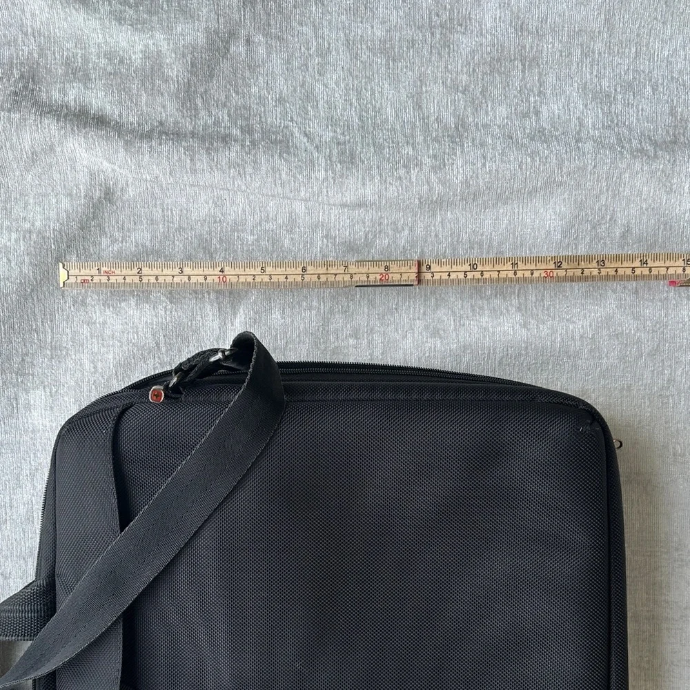 SwissGear Black Gray Laptop Bag Briefcase Work Travel Case